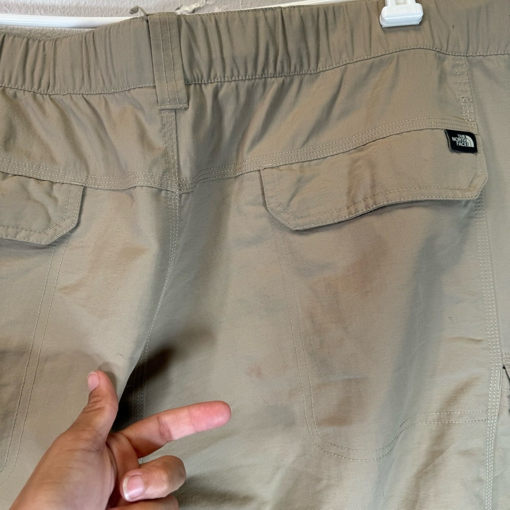 North face khaki convertible hiking pants shorts nylon men's XXL extra large 2x - Picture 12 of 16